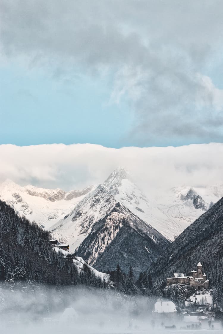 Snowy mountains